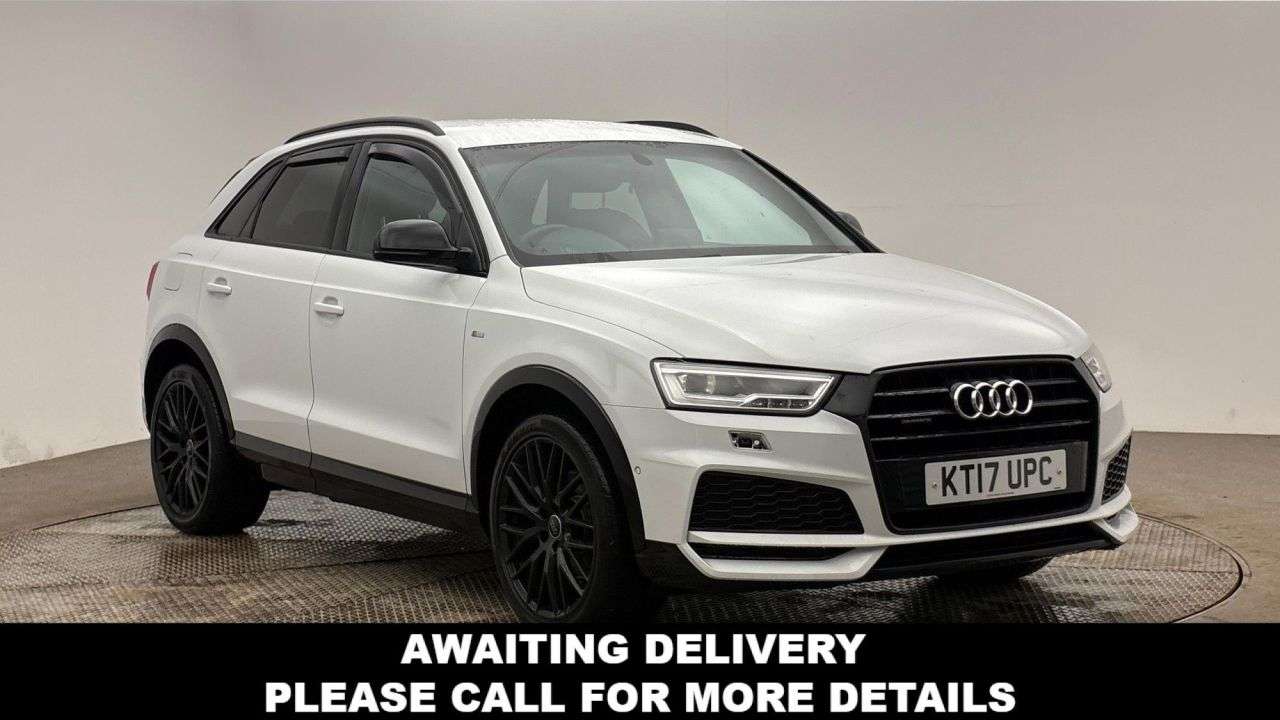 A 2017 AUDI Q3 2.0 TDI Black Edition SUV 5dr Diesel S Tronic quattro Euro 6 (s/s) (150 ps) A 2017 AUDI Q3 2.0 TDI Black Edition SUV 5dr Diesel S Tronic quattro Euro 6 (s/s) (150 ps)