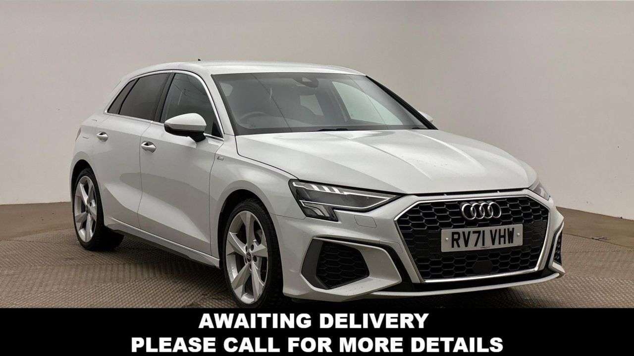 A 2021 AUDI A3 1.5 TFSI 35 S line Sportback 5dr Petrol Manual Euro 6 (s/s) (150 ps) A 2021 AUDI A3 1.5 TFSI 35 S line Sportback 5dr Petrol Manual Euro 6 (s/s) (150 ps)