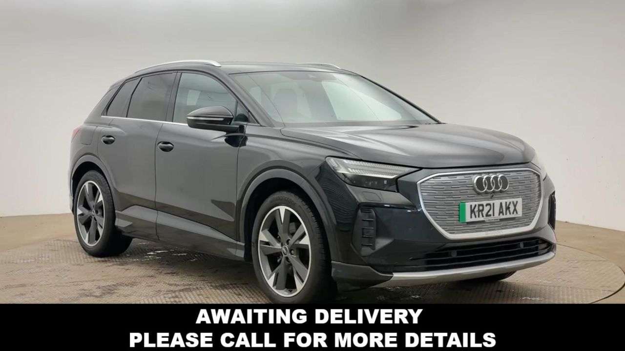 A 2021 AUDI Q4 E-TRON 35 Sport SUV 5dr Electric Auto 55kWh (170 ps) A 2021 AUDI Q4 E-TRON 35 Sport SUV 5dr Electric Auto 55kWh (170 ps)