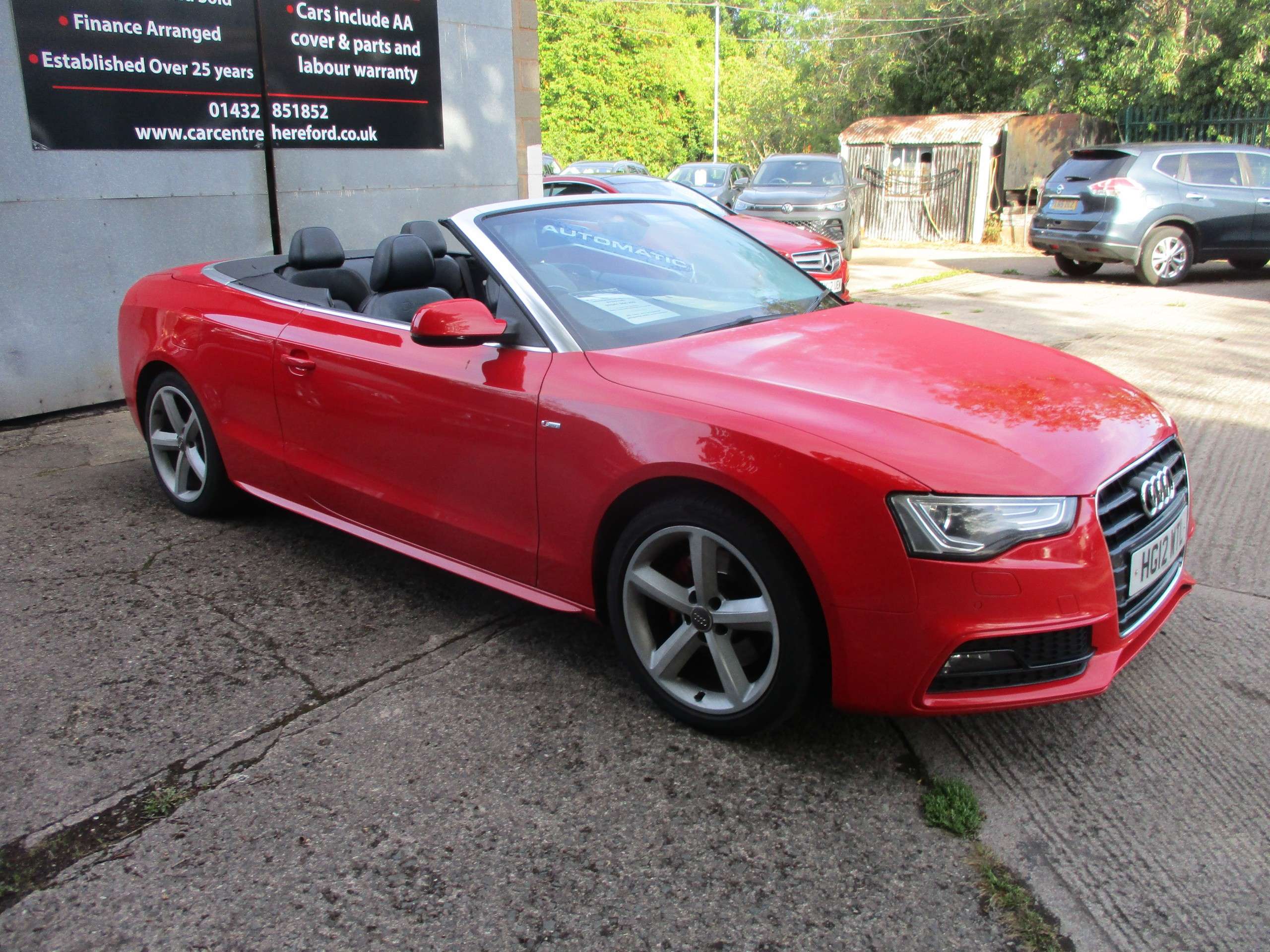 A 2012 AUDI A5 CABRIOLET 2.0 TFSI S line Convertible 2dr Petrol Multitronic Euro 5 (s/s) (211 ps) A 2012 AUDI A5 CABRIOLET 2.0 TFSI S line Convertible 2dr Petrol Multitronic Euro 5 (s/s) (211 ps)
