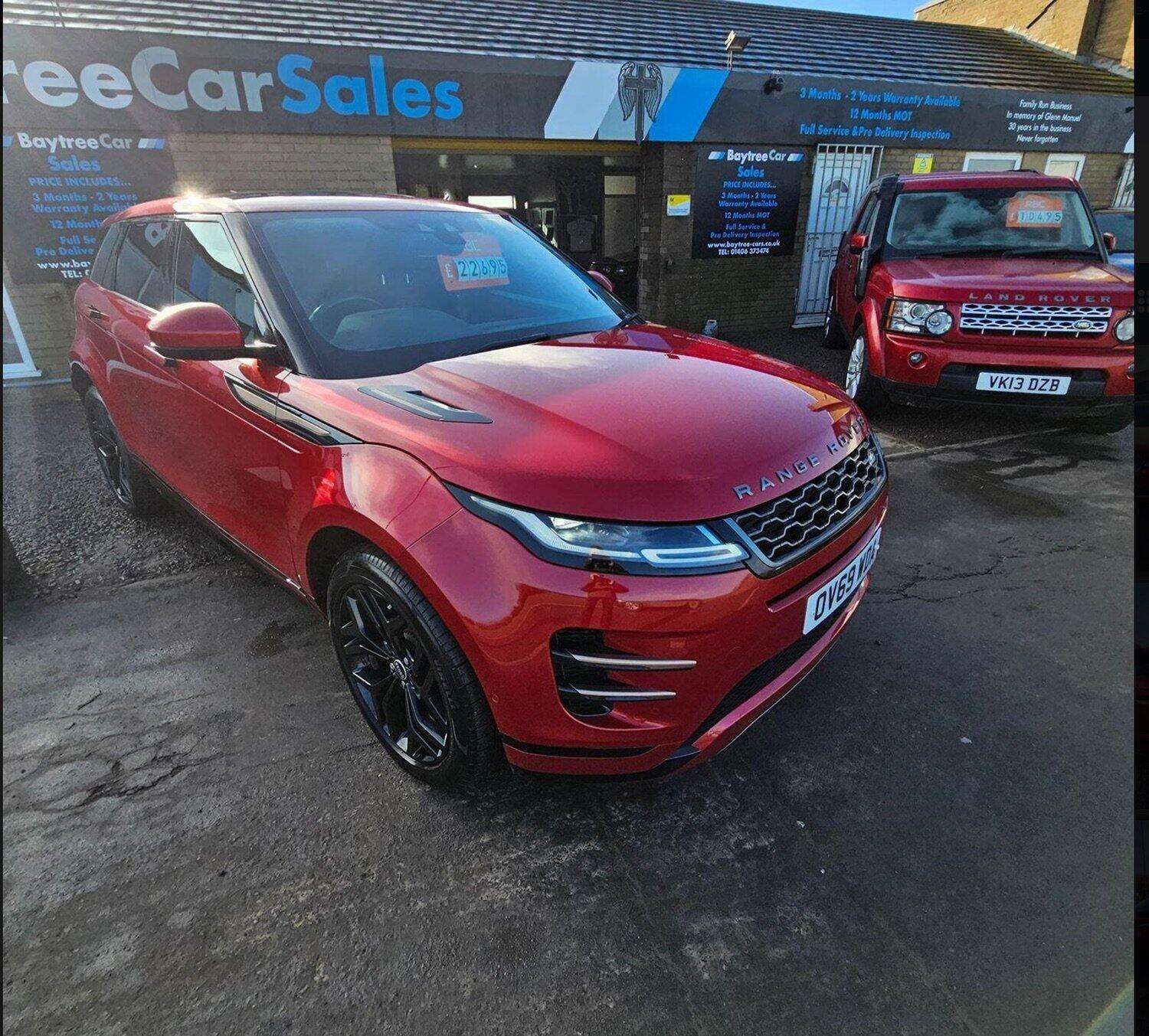 2019 LAND ROVER RANGE ROVER EVOQUE 2019 LAND ROVER RANGE ROVER EVOQUE
