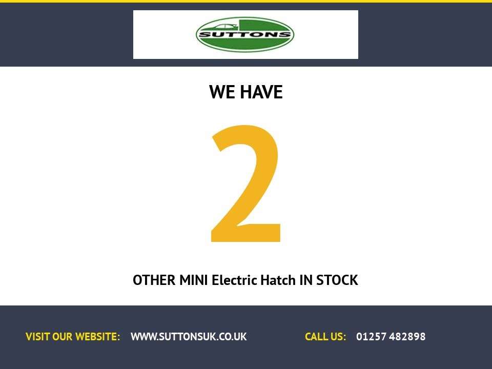 A 2023 MINI ELECTRIC HATCH Cooper SE 32.6kWh Level 3 Hatchback 3dr Electric Auto (184 ps) 1 OWNER + MI A 2023 MINI ELECTRIC HATCH Cooper SE 32.6kWh Level 3 Hatchback 3dr Electric Auto (184 ps) 1 OWNER + MI