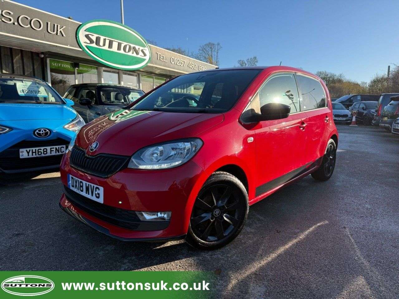 A 2018 SKODA CITIGO 1.0 MPI Monte Carlo Hatchback 5dr Petrol Manual Euro 6 (60 ps) *PREVIOUSLY A 2018 SKODA CITIGO 1.0 MPI Monte Carlo Hatchback 5dr Petrol Manual Euro 6 (60 ps) *PREVIOUSLY