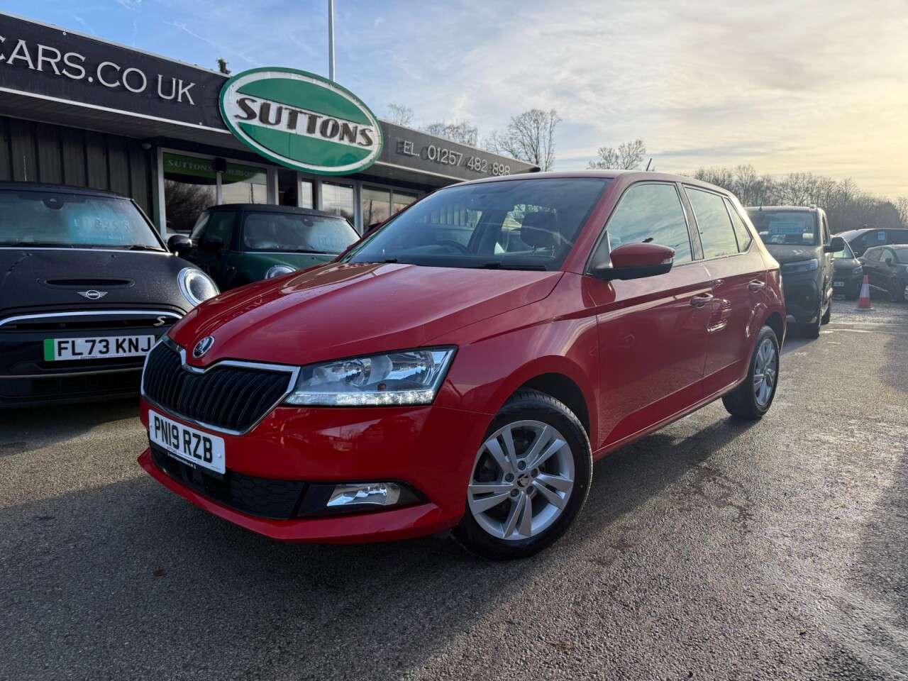 A 2019 SKODA FABIA 1.0 TSI SE Hatchback 5dr Petrol Manual Euro 6 (s/s) (95 ps) CAR PLAY~BLUE T A 2019 SKODA FABIA 1.0 TSI SE Hatchback 5dr Petrol Manual Euro 6 (s/s) (95 ps) CAR PLAY~BLUE T