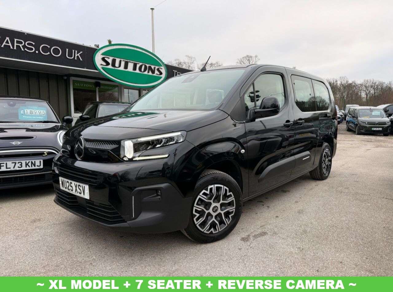 A 2025 CITROEN E-BERLINGO 52kWh PLUS XL MPV 5dr Electric Auto (7.4kW Charger) (136 ps) 1 PRIVATE KEEP A 2025 CITROEN E-BERLINGO 52kWh PLUS XL MPV 5dr Electric Auto (7.4kW Charger) (136 ps) 1 PRIVATE KEEP