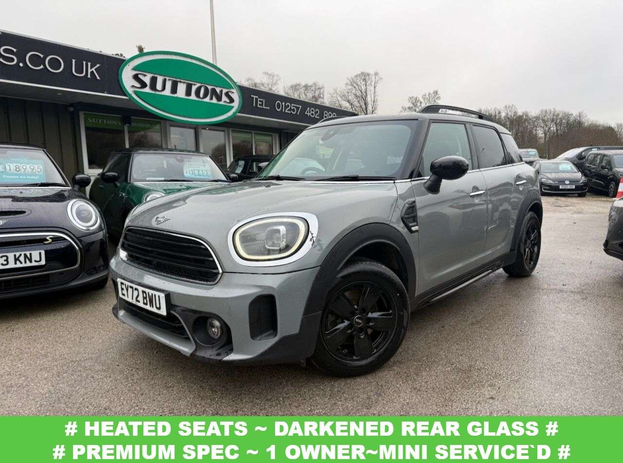 A 2022 MINI COUNTRYMAN 1.5 Cooper Classic SUV 5dr Petrol Steptronic Euro 6 (s/s) (136 ps) *SAT NAV A 2022 MINI COUNTRYMAN 1.5 Cooper Classic SUV 5dr Petrol Steptronic Euro 6 (s/s) (136 ps) *SAT NAV