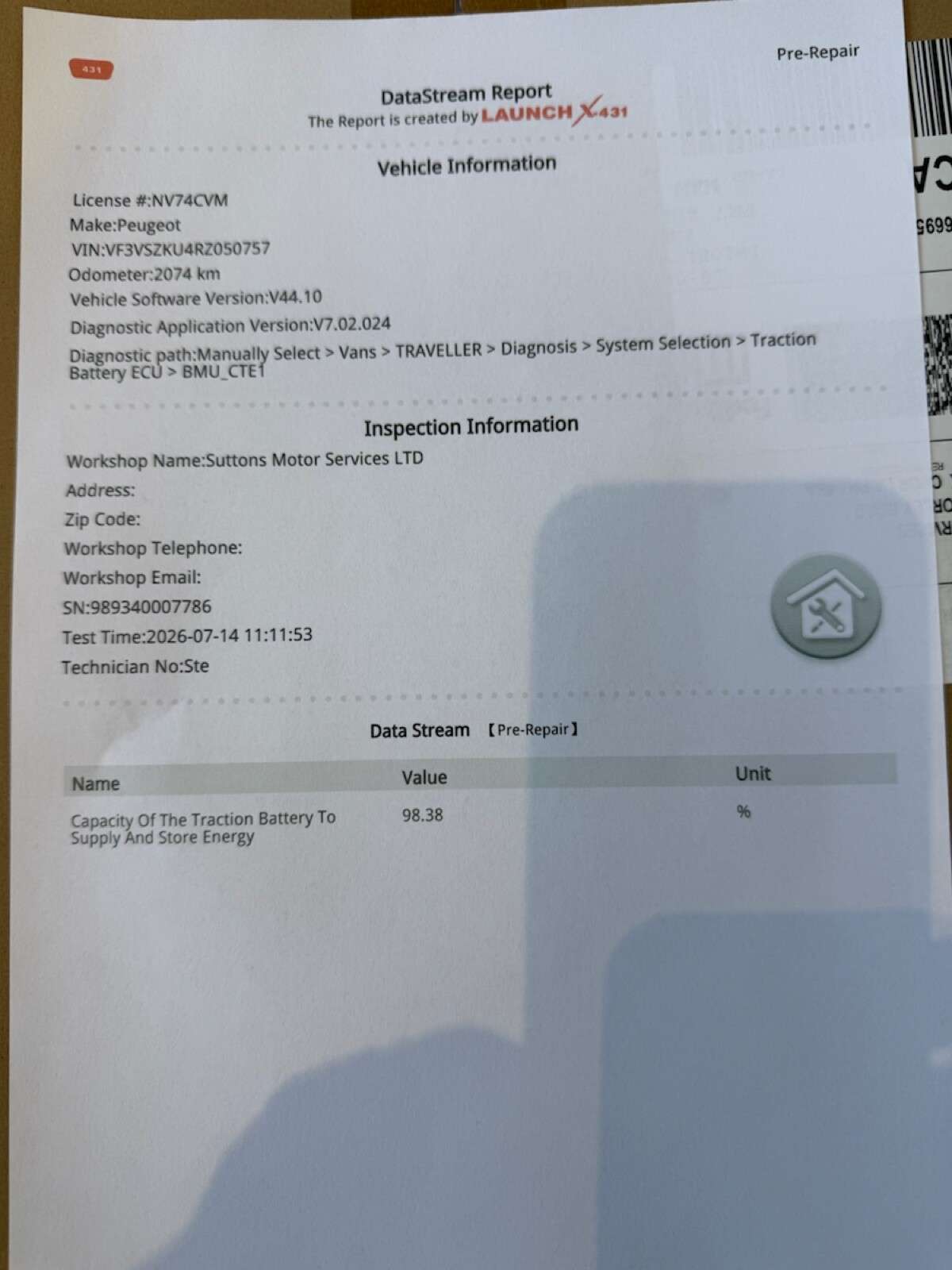 A 2024 PEUGEOT E- TRAVELLER 75kWh Allure Standard MPV 5dr Electric Auto MWB (8 Seat, 11kW Charger) (136 A 2024 PEUGEOT E- TRAVELLER 75kWh Allure Standard MPV 5dr Electric Auto MWB (8 Seat, 11kW Charger) (136