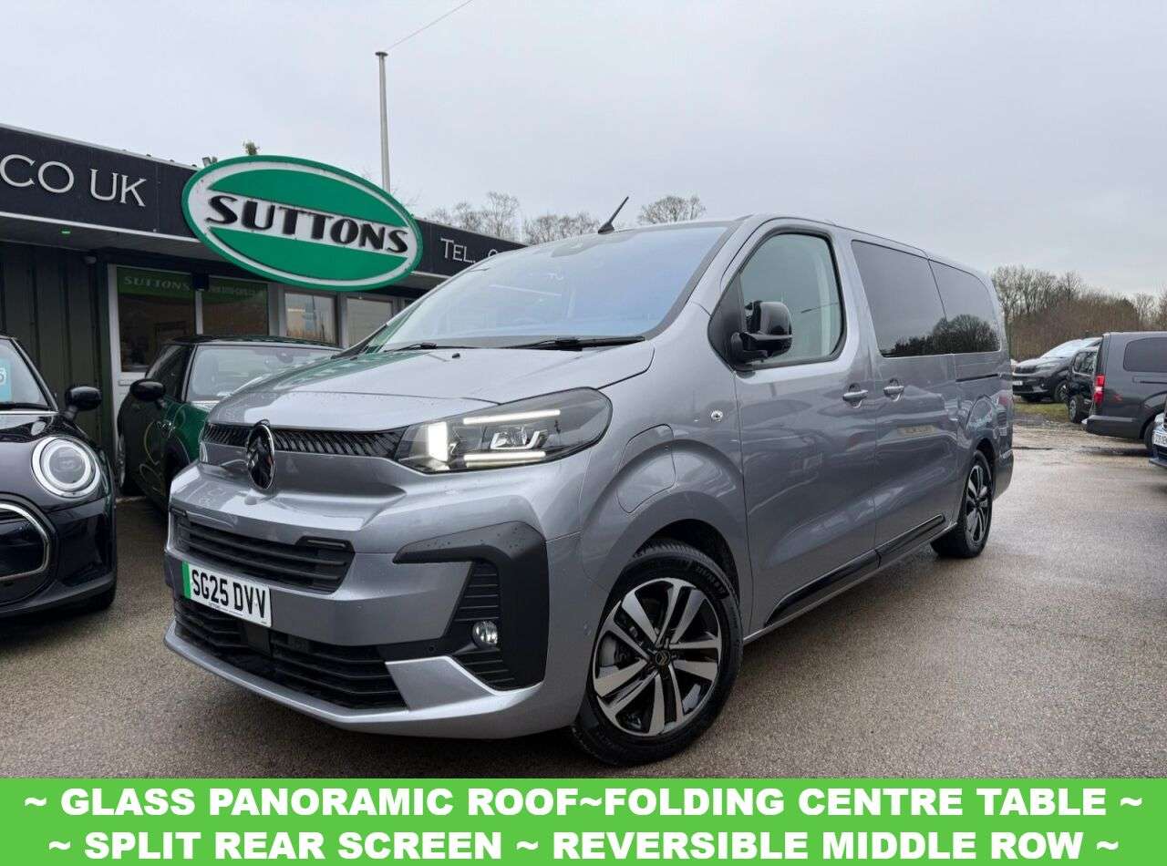 A 2025 CITROEN E-SPACETOURER 75kWh MAX MPV 5dr Electric Auto LWB (11kW Charger) (136 ps) SPLIT REAR SCRE A 2025 CITROEN E-SPACETOURER 75kWh MAX MPV 5dr Electric Auto LWB (11kW Charger) (136 ps) SPLIT REAR SCRE