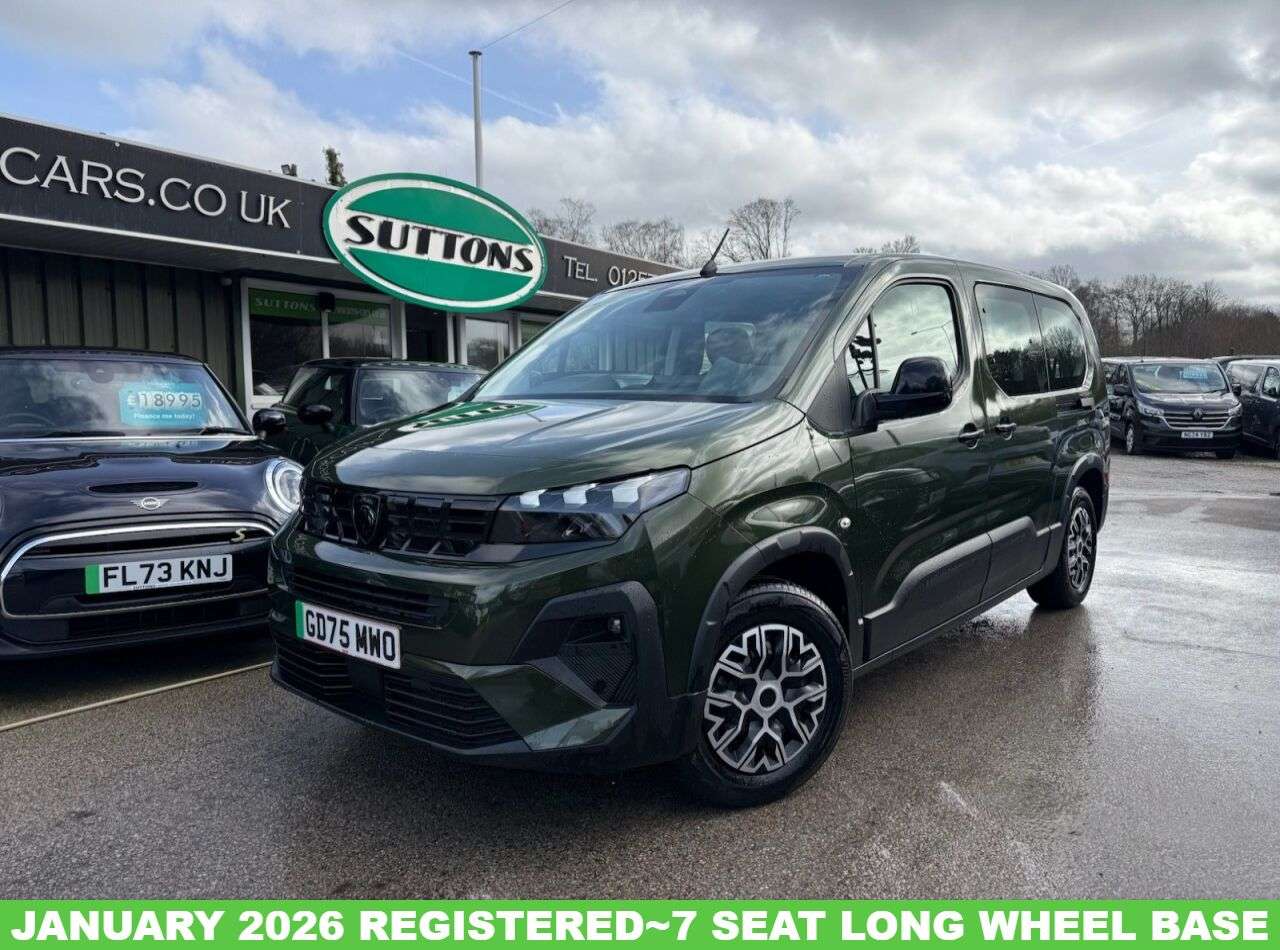 A 2026 PEUGEOT E-RIFTER 52kWh Allure Long MPV 5dr Electric Auto (7.4kW Charger) (136 ps) ~7 SEATS L A 2026 PEUGEOT E-RIFTER 52kWh Allure Long MPV 5dr Electric Auto (7.4kW Charger) (136 ps) ~7 SEATS L