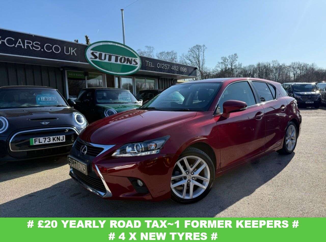 A 2016 LEXUS CT 1.8 200h Advance Hatchback 5dr Petrol Hybrid CVT Euro 6 (s/s) (136 ps) £20 A 2016 LEXUS CT 1.8 200h Advance Hatchback 5dr Petrol Hybrid CVT Euro 6 (s/s) (136 ps) £20