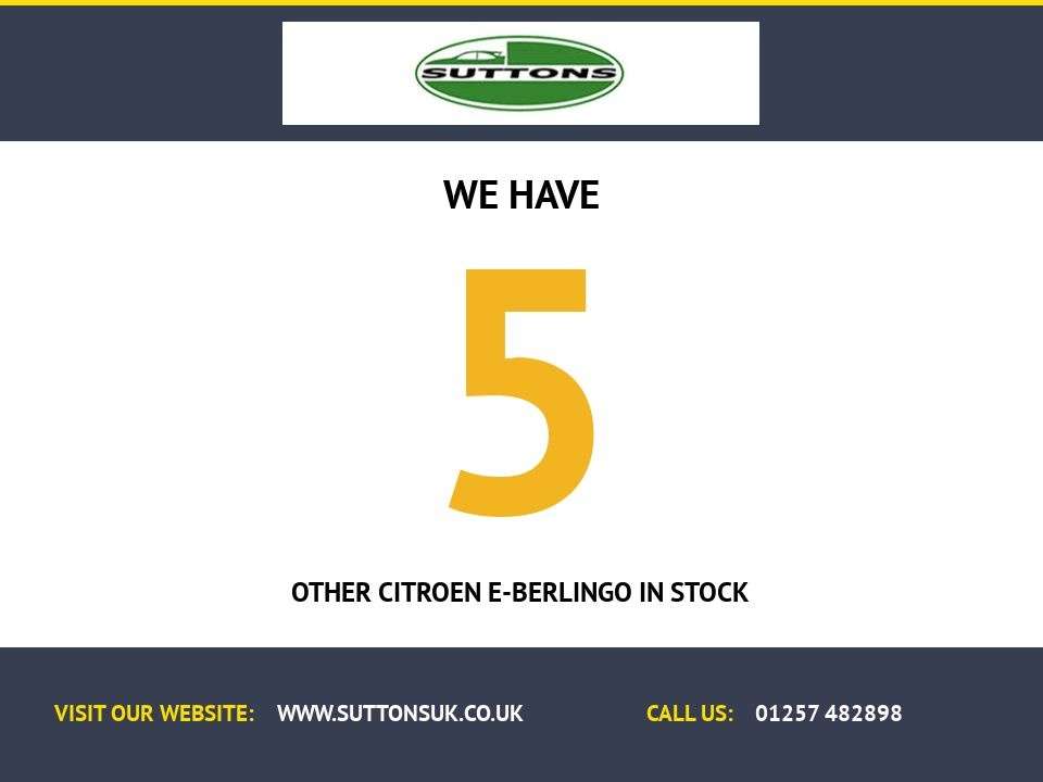 A 2025 CITROEN E-BERLINGO 52kWh PLUS XL MPV 5dr Electric Auto (7.4kW Charger) (136 ps) 7 SEATER LONG A 2025 CITROEN E-BERLINGO 52kWh PLUS XL MPV 5dr Electric Auto (7.4kW Charger) (136 ps) 7 SEATER LONG