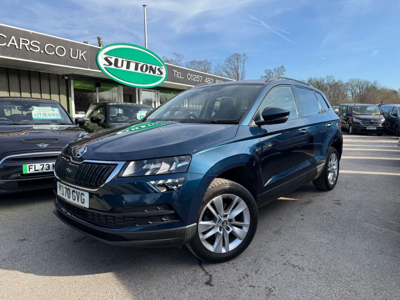A 2020 SKODA KAROQ 1.0 TSI SE SUV 5dr Petrol Manual Euro 6 (s/s) (116 ps) SKODA SERVICE'D A 2020 SKODA KAROQ 1.0 TSI SE SUV 5dr Petrol Manual Euro 6 (s/s) (116 ps) SKODA SERVICE'D