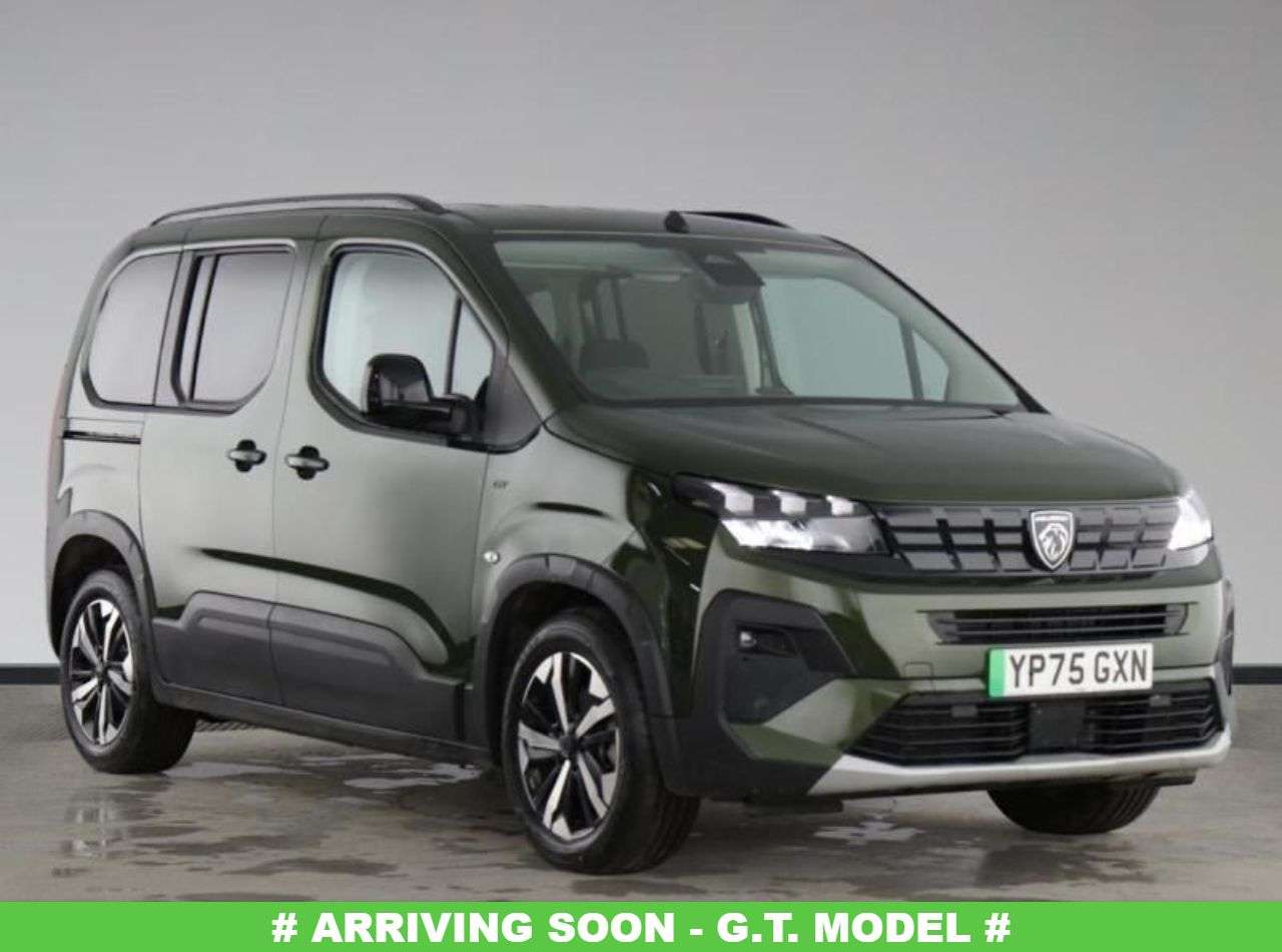 A 2025 PEUGEOT E-RIFTER 52kWh GT Standard MPV 5dr Electric Auto (7.4kW Charger) (136 ps) +++ARRIVIN A 2025 PEUGEOT E-RIFTER 52kWh GT Standard MPV 5dr Electric Auto (7.4kW Charger) (136 ps) +++ARRIVIN