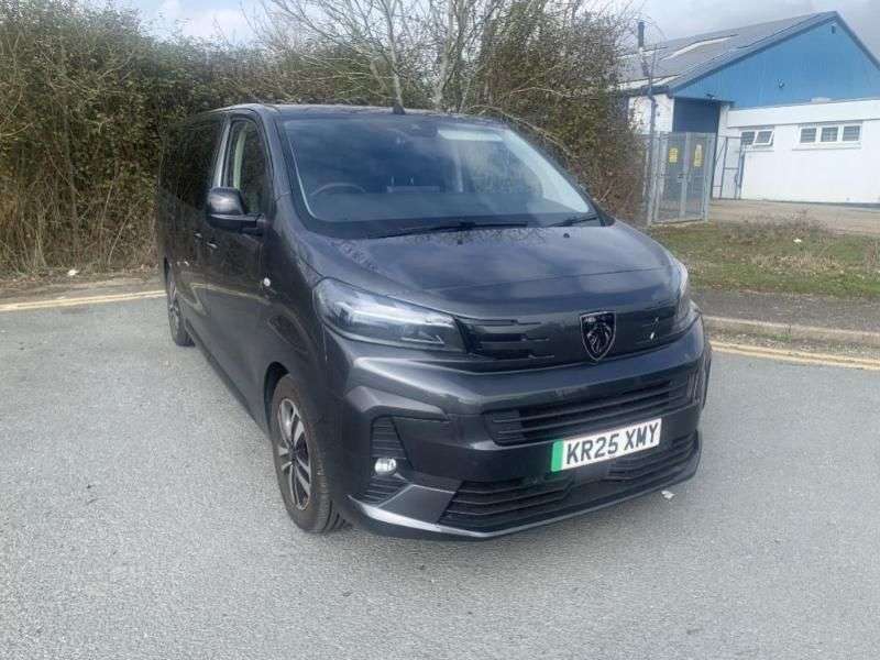 A 2025 PEUGEOT E- TRAVELLER 75kWh Allure Long MPV 5dr Electric Auto LWB (8 Seat, 11kW Charger) (136 ps) A 2025 PEUGEOT E- TRAVELLER 75kWh Allure Long MPV 5dr Electric Auto LWB (8 Seat, 11kW Charger) (136 ps)