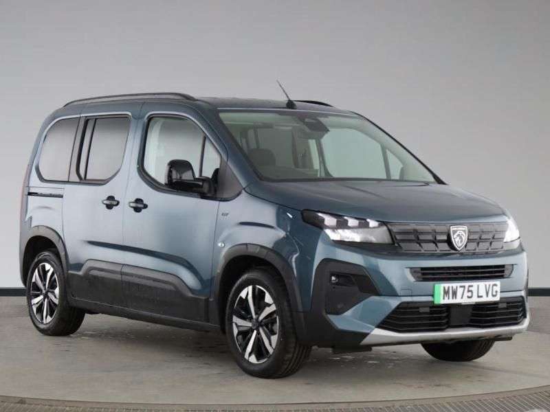 A 2025 PEUGEOT E-RIFTER 52kWh GT Standard MPV 5dr Electric Auto (7.4kW Charger) (136 ps) APPLE CAR A 2025 PEUGEOT E-RIFTER 52kWh GT Standard MPV 5dr Electric Auto (7.4kW Charger) (136 ps) APPLE CAR