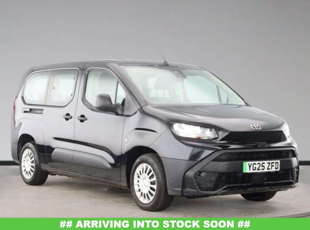 A 2025 TOYOTA PROACE CITY VERSO 50kWh Icon Long MPV 5dr Electric Auto (136 ps) +++ARRIVING INTO STOCK SOON+ A 2025 TOYOTA PROACE CITY VERSO 50kWh Icon Long MPV 5dr Electric Auto (136 ps) +++ARRIVING INTO STOCK SOON+
