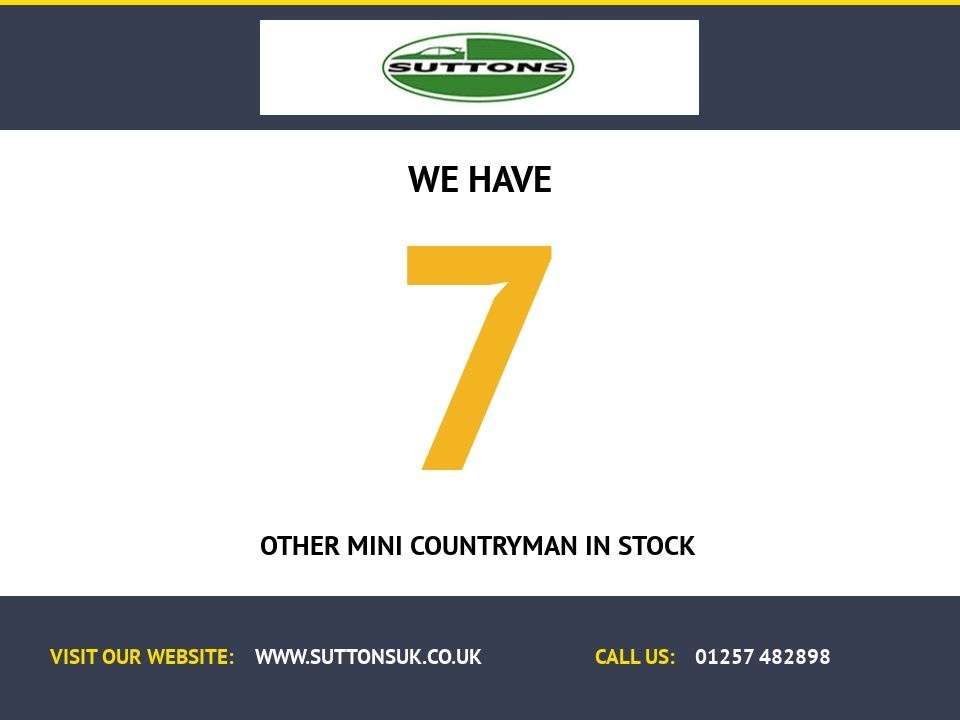 A 2021 MINI COUNTRYMAN 1.5 Cooper Classic SUV 5dr Petrol Steptronic Euro 6 (s/s) (136 ps) SAT NAV~ A 2021 MINI COUNTRYMAN 1.5 Cooper Classic SUV 5dr Petrol Steptronic Euro 6 (s/s) (136 ps) SAT NAV~