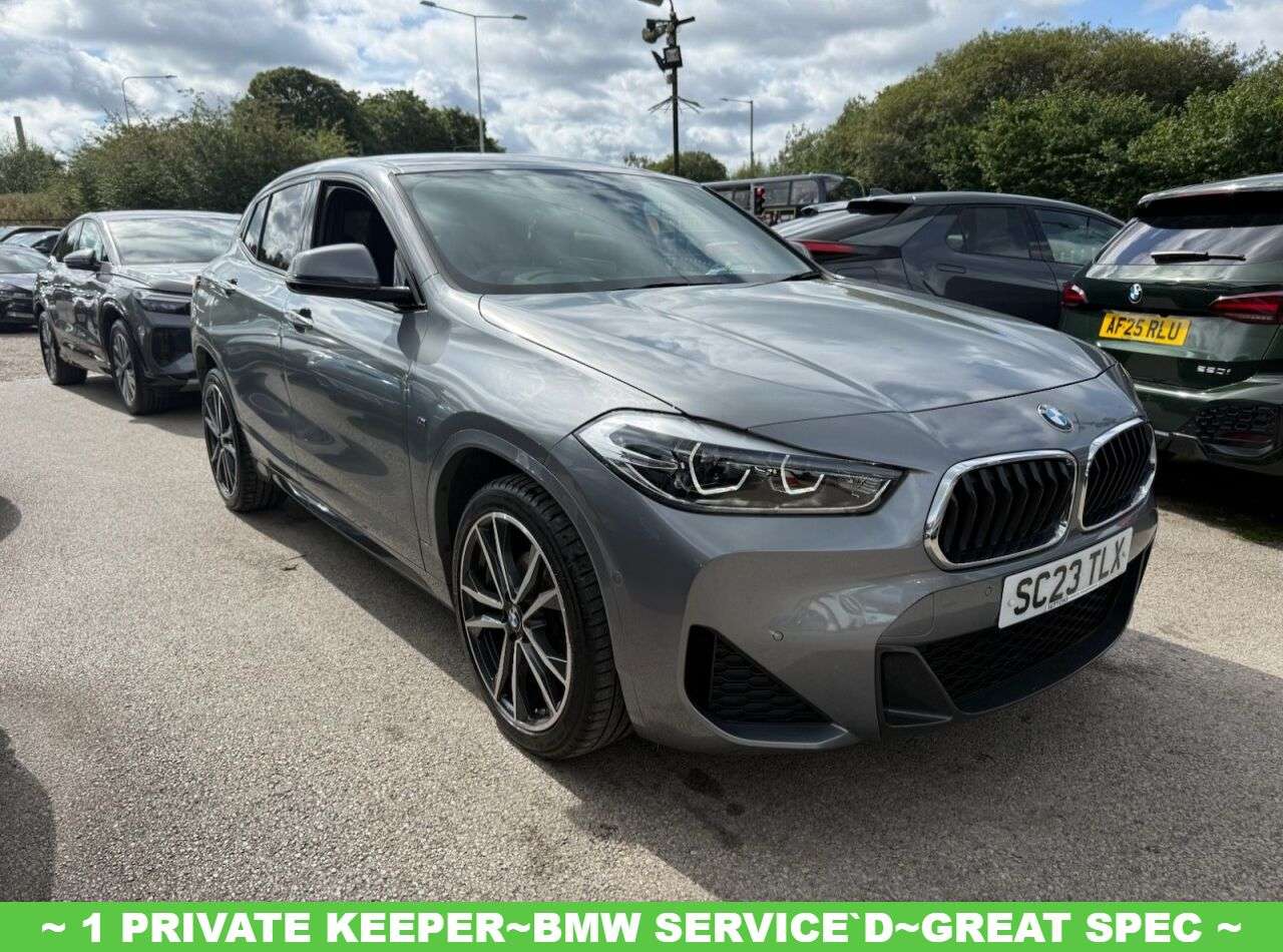 A 2023 BMW X2 1.5 18i M Sport SUV 5dr Petrol Manual sDrive Euro 6 (s/s) (136 ps) ULTRA LO A 2023 BMW X2 1.5 18i M Sport SUV 5dr Petrol Manual sDrive Euro 6 (s/s) (136 ps) ULTRA LO
