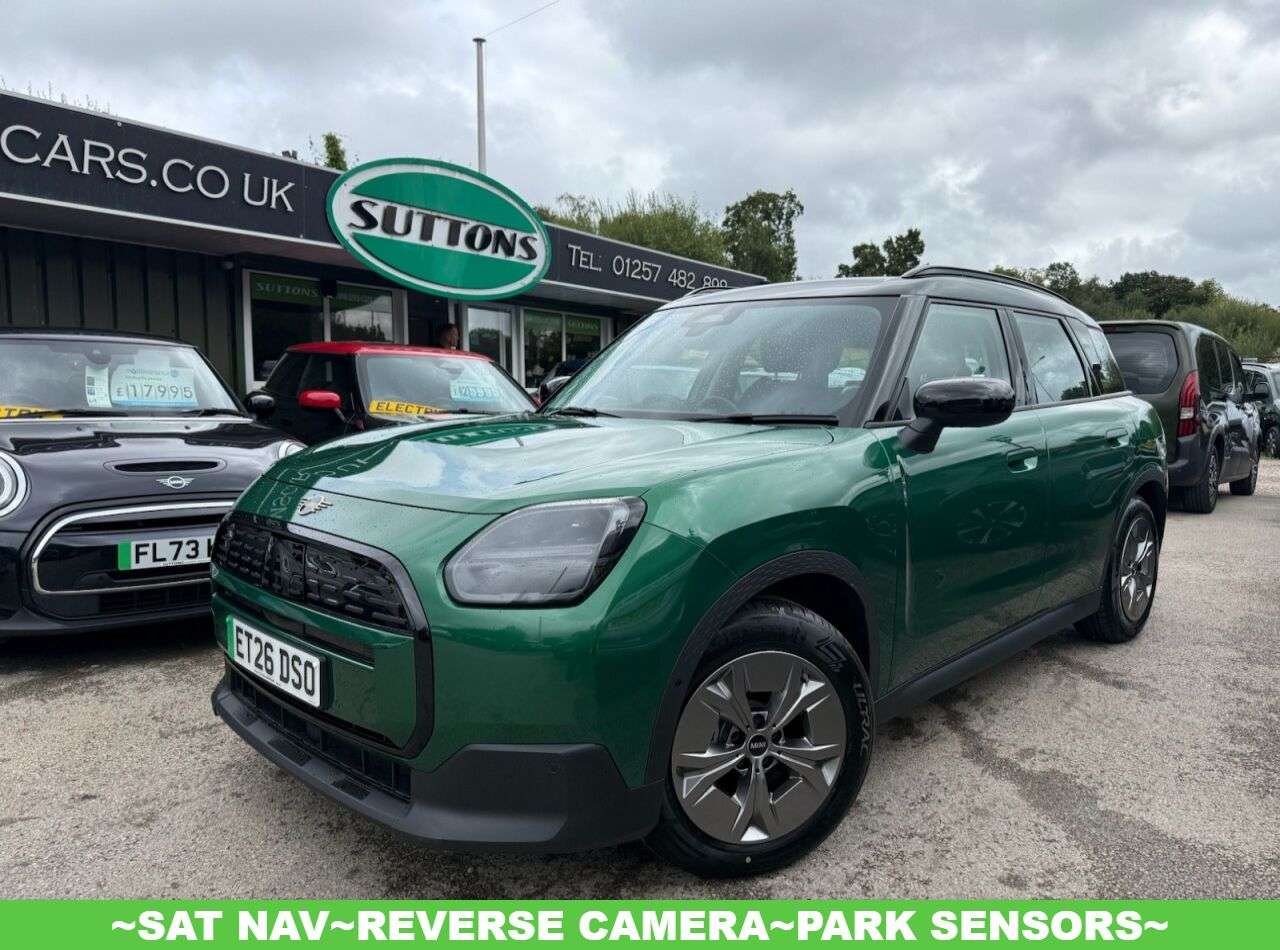 A 2026 MINI ELECTRIC COUNTRYMAN E 66.5kWh Classic SUV 5dr Electric Auto (204 ps) REGISTERED 20/07/26 ~ GREA A 2026 MINI ELECTRIC COUNTRYMAN E 66.5kWh Classic SUV 5dr Electric Auto (204 ps) REGISTERED 20/07/26 ~ GREA