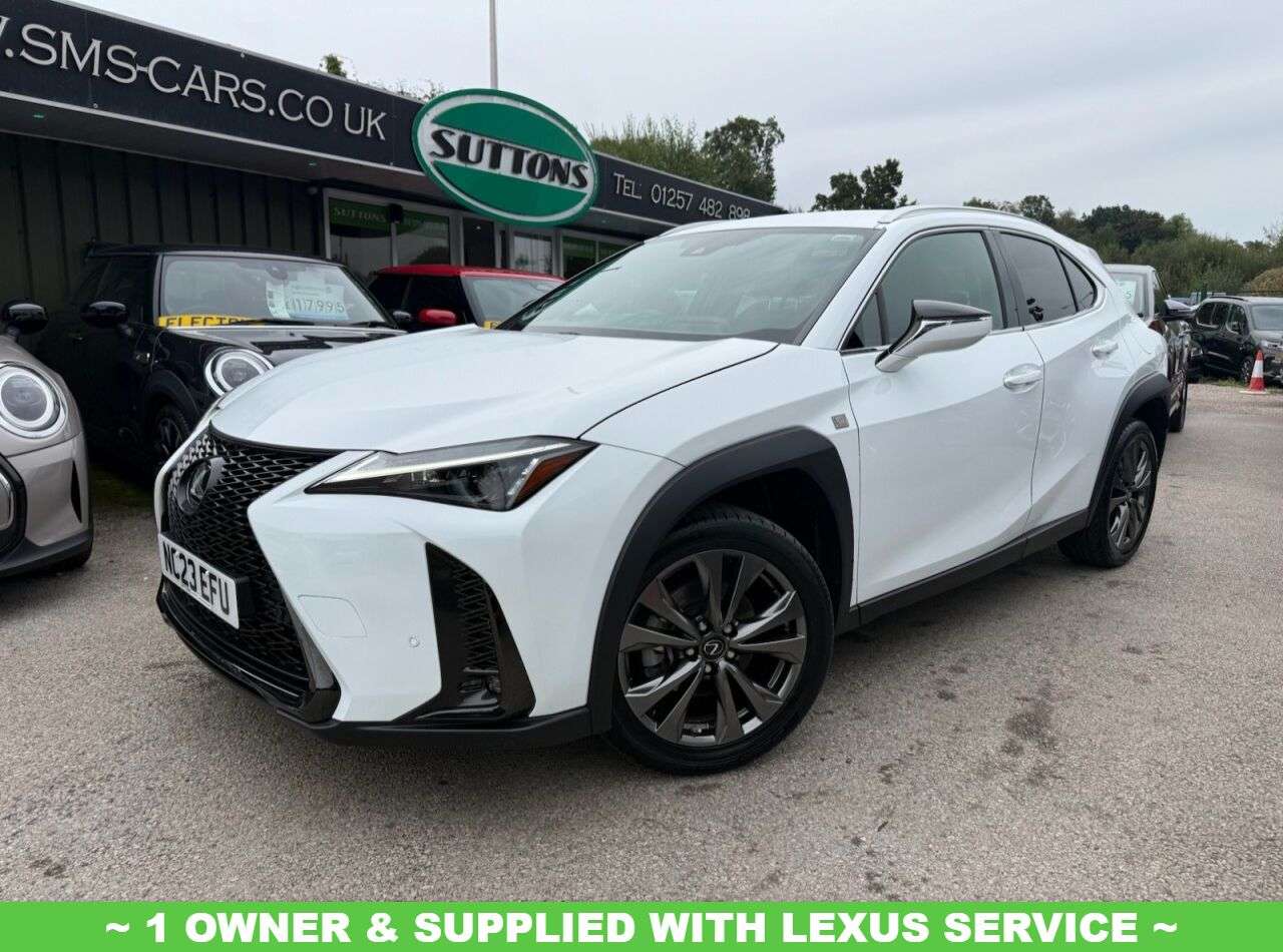 A 2023 LEXUS UX 2.0 250h F Sport Design SUV 5dr Petrol Hybrid E-CVT Euro 6 (s/s) (184 ps) R A 2023 LEXUS UX 2.0 250h F Sport Design SUV 5dr Petrol Hybrid E-CVT Euro 6 (s/s) (184 ps) R