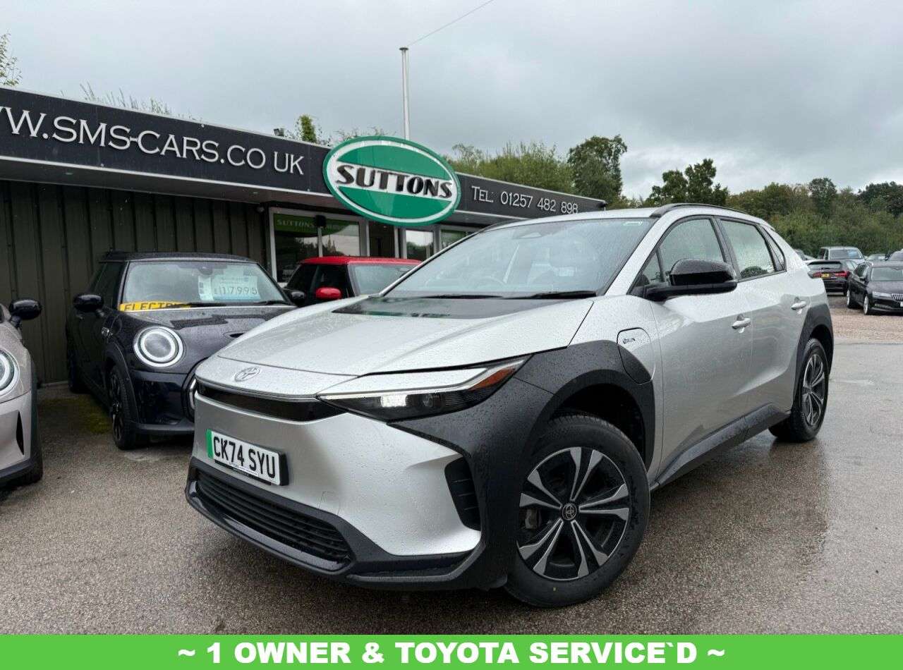 A 2024 TOYOTA BZ4X 71.4kWh Pure SUV 5dr Electric Auto (11kW OBC) (204 ps) 1 PRIVATE OWNER, TOY A 2024 TOYOTA BZ4X 71.4kWh Pure SUV 5dr Electric Auto (11kW OBC) (204 ps) 1 PRIVATE OWNER, TOY