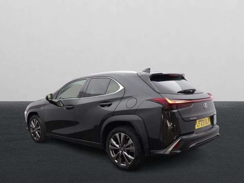 A 2023 LEXUS UX 2.0 250h F Sport Design SUV 5dr Petrol Hybrid E-CVT Euro 6 (s/s) (184 ps) A 2023 LEXUS UX 2.0 250h F Sport Design SUV 5dr Petrol Hybrid E-CVT Euro 6 (s/s) (184 ps)