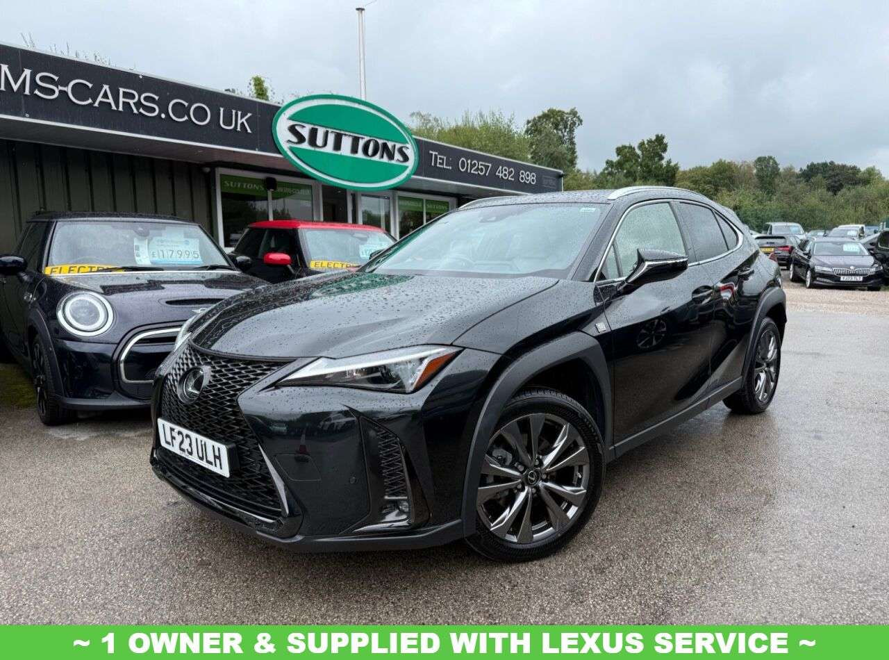 A 2023 LEXUS UX 2.0 250h F Sport Design SUV 5dr Petrol Hybrid E-CVT Euro 6 (s/s) (184 ps) R A 2023 LEXUS UX 2.0 250h F Sport Design SUV 5dr Petrol Hybrid E-CVT Euro 6 (s/s) (184 ps) R