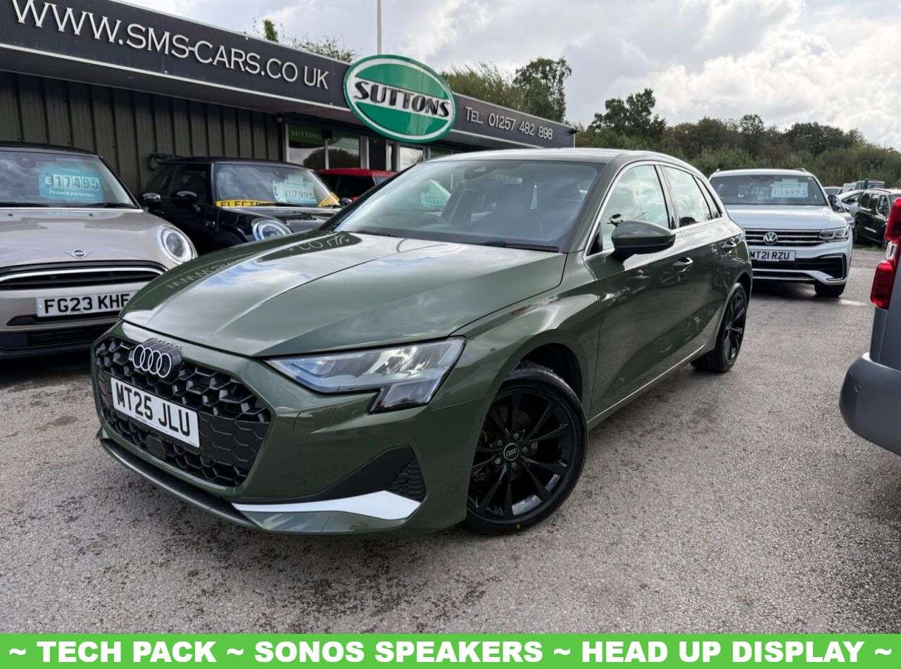 A 2025 AUDI A3 1.5 TFSI 30 Sport Sportback 5dr Petrol S Tronic Euro 6 (s/s) (116 ps) SAT N A 2025 AUDI A3 1.5 TFSI 30 Sport Sportback 5dr Petrol S Tronic Euro 6 (s/s) (116 ps) SAT N