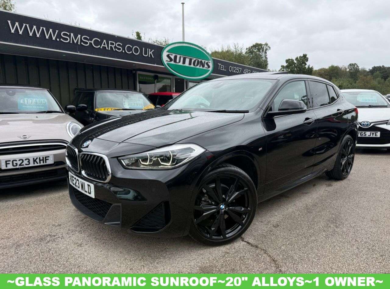 A 2023 BMW X2 1.5 18i M Sport SUV 5dr Petrol Manual sDrive Euro 6 (s/s) (136 ps) 20" WHEE A 2023 BMW X2 1.5 18i M Sport SUV 5dr Petrol Manual sDrive Euro 6 (s/s) (136 ps) 20" WHEE