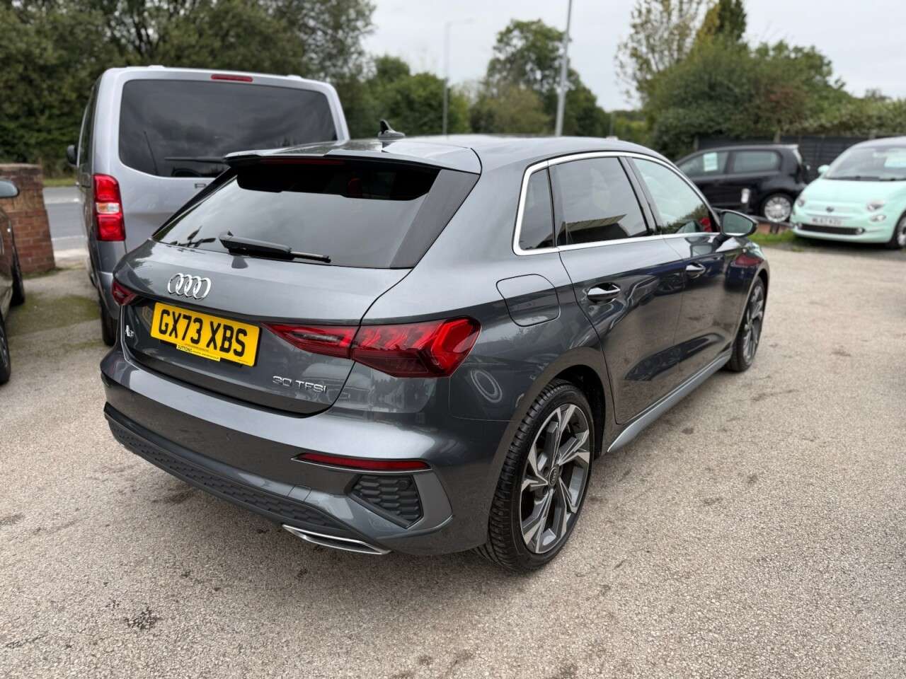 A 2023 AUDI A3 1.0 TFSI 30 S line Sportback 5dr Petrol S Tronic Euro 6 (s/s) (110 ps) AUDI A 2023 AUDI A3 1.0 TFSI 30 S line Sportback 5dr Petrol S Tronic Euro 6 (s/s) (110 ps) AUDI