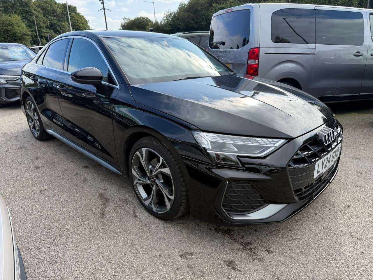 A 2024 AUDI A3 1.5 TFSI 35 S line Saloon 4dr Petrol S Tronic Euro 6 (s/s) (150 ps) SONOS, A 2024 AUDI A3 1.5 TFSI 35 S line Saloon 4dr Petrol S Tronic Euro 6 (s/s) (150 ps) SONOS,