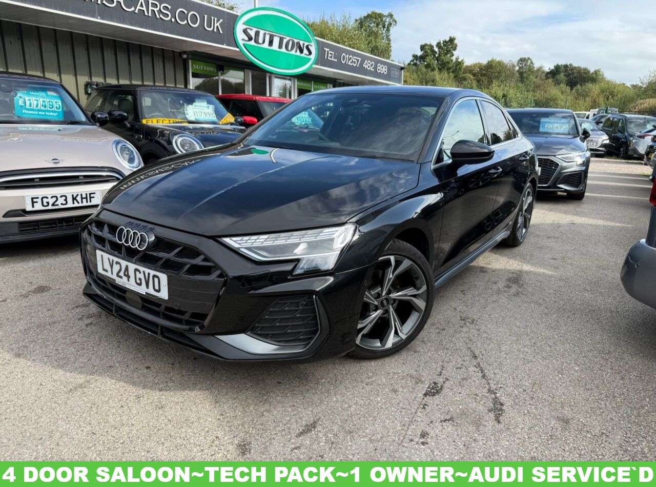 A 2024 AUDI A3 1.5 TFSI 35 S line Saloon 4dr Petrol S Tronic Euro 6 (s/s) (150 ps) SONOS, A 2024 AUDI A3 1.5 TFSI 35 S line Saloon 4dr Petrol S Tronic Euro 6 (s/s) (150 ps) SONOS,