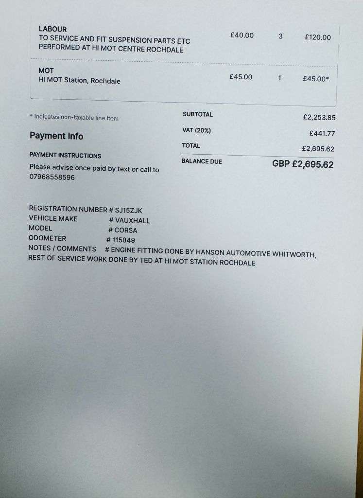 2015 VAUXHALL CORSA 2015 VAUXHALL CORSA