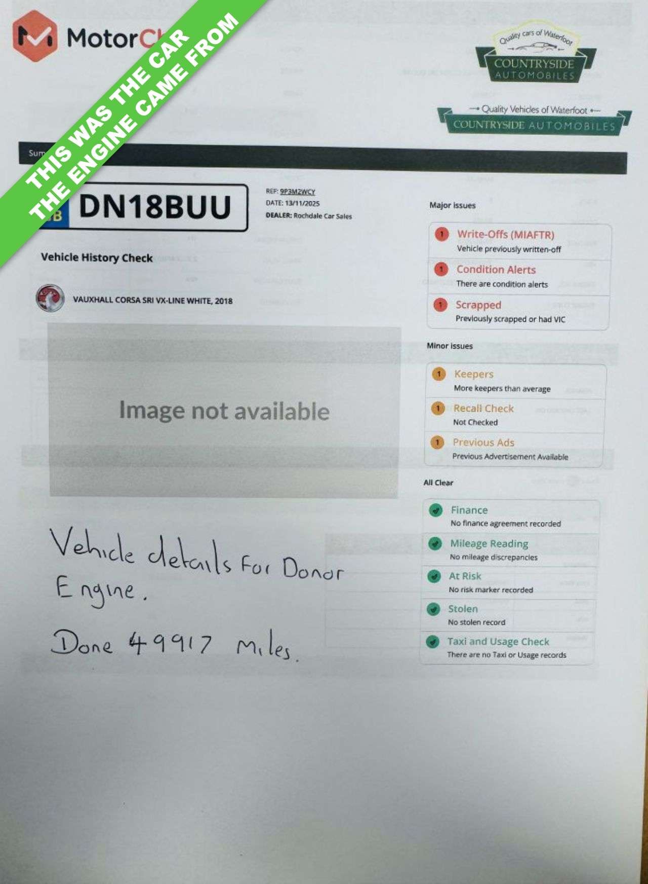 2015 VAUXHALL CORSA 2015 VAUXHALL CORSA