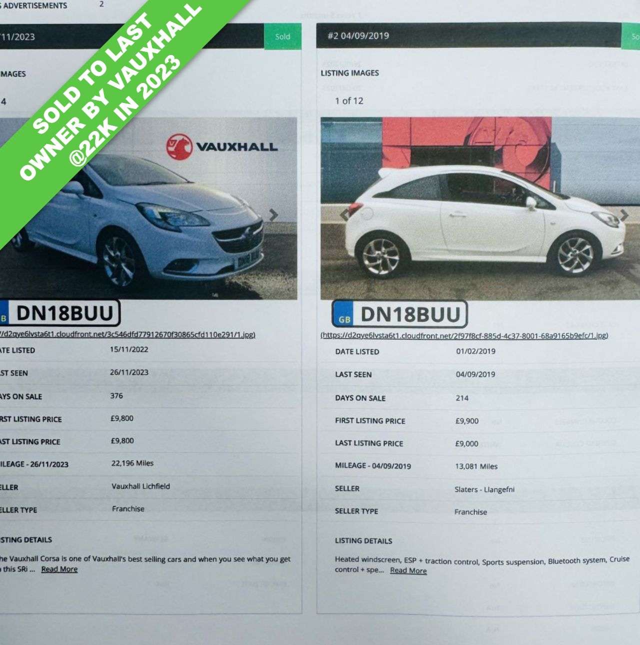 2015 VAUXHALL CORSA 2015 VAUXHALL CORSA