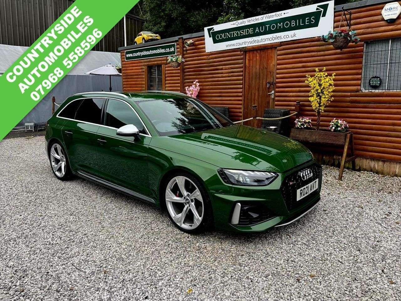 A 2021 AUDI RS4 AVANT 2.9 TFSI V6 Estate 5dr Petrol Tiptronic quattro Euro 6 (s/s) (450 ps) COMFO A 2021 AUDI RS4 AVANT 2.9 TFSI V6 Estate 5dr Petrol Tiptronic quattro Euro 6 (s/s) (450 ps) COMFO