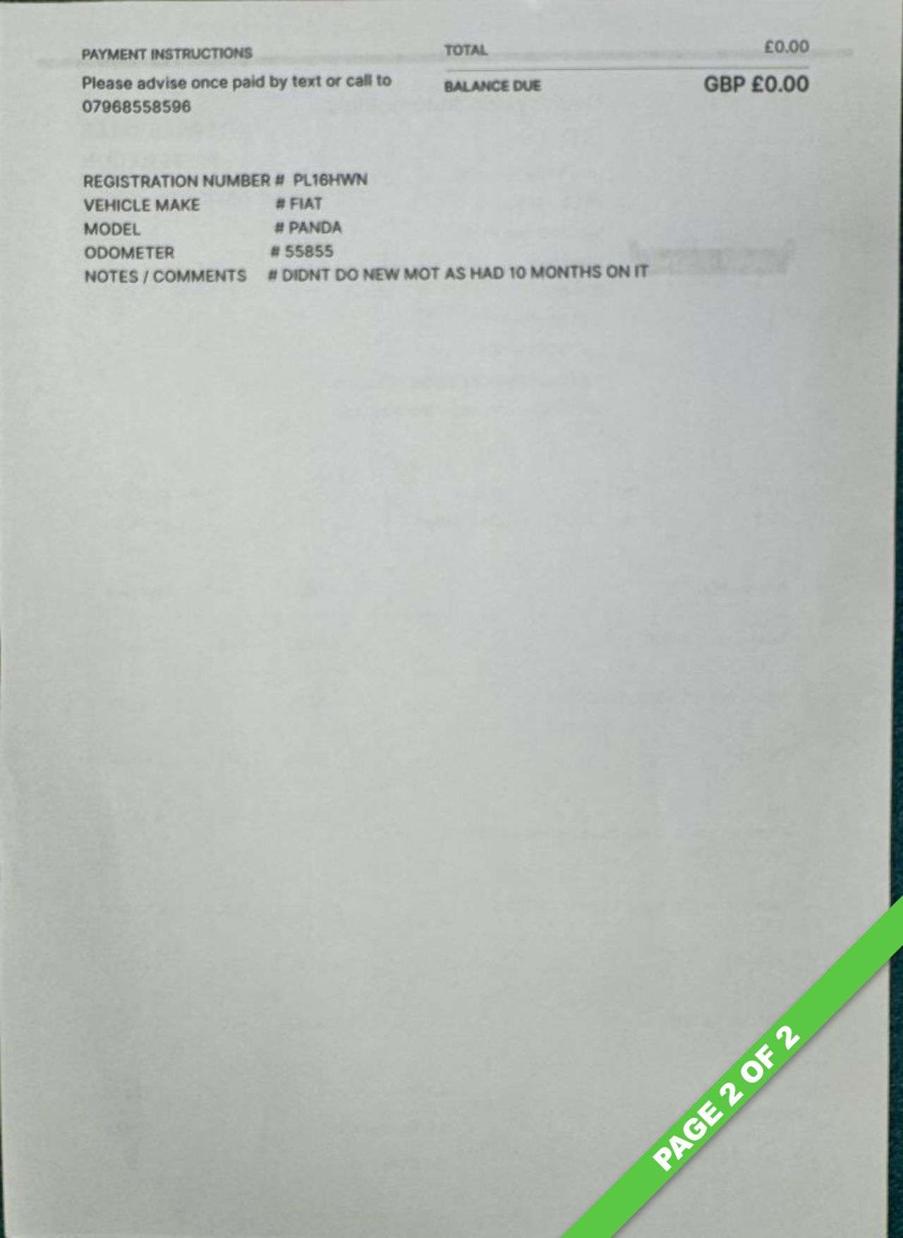 2016 FIAT PANDA 2016 FIAT PANDA