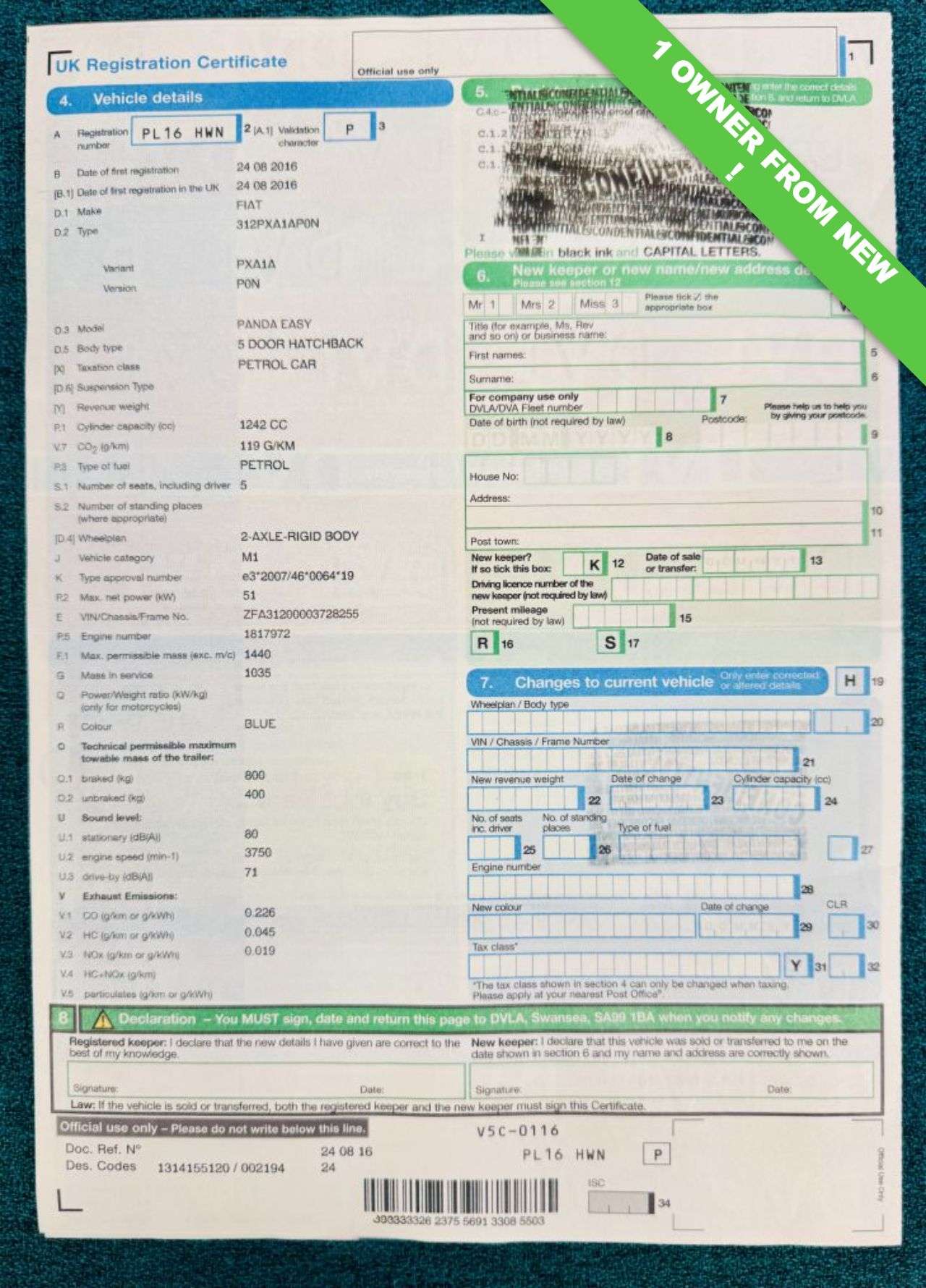 2016 FIAT PANDA 2016 FIAT PANDA