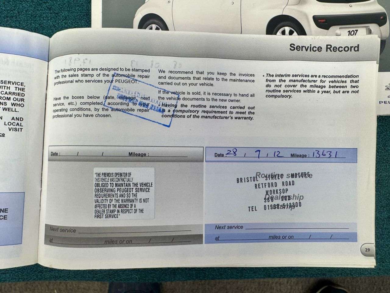 2011 PEUGEOT 107 2011 PEUGEOT 107