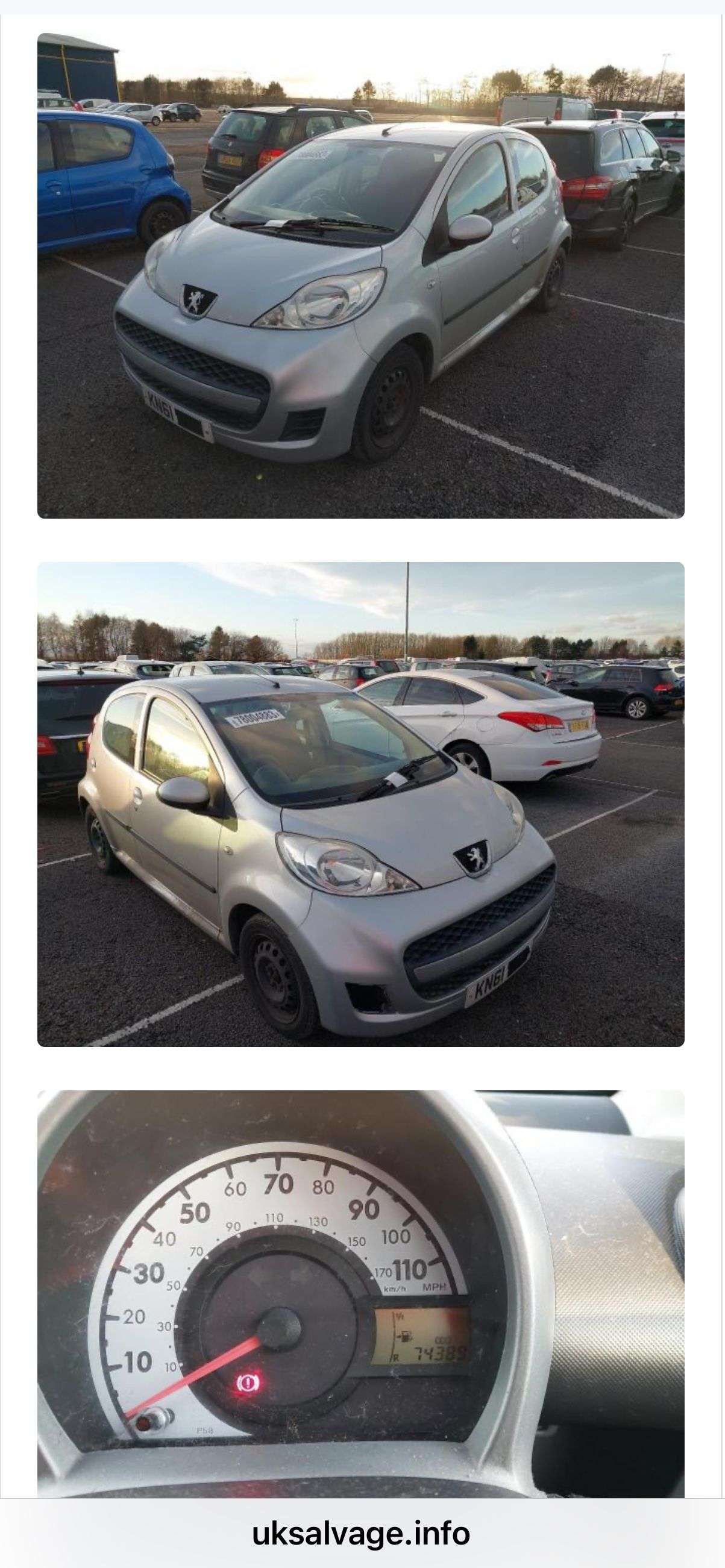 2011 PEUGEOT 107 2011 PEUGEOT 107