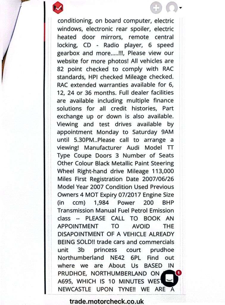 2007 AUDI TT 2007 AUDI TT