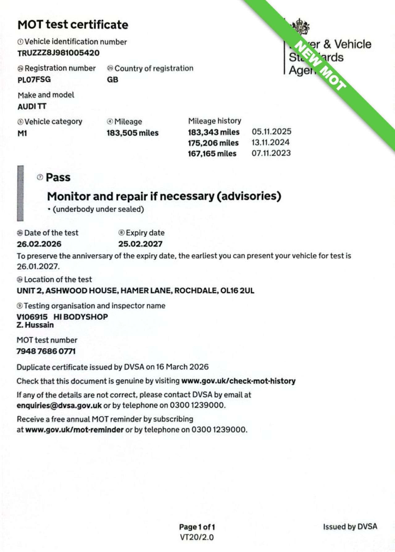 2007 AUDI TT 2007 AUDI TT