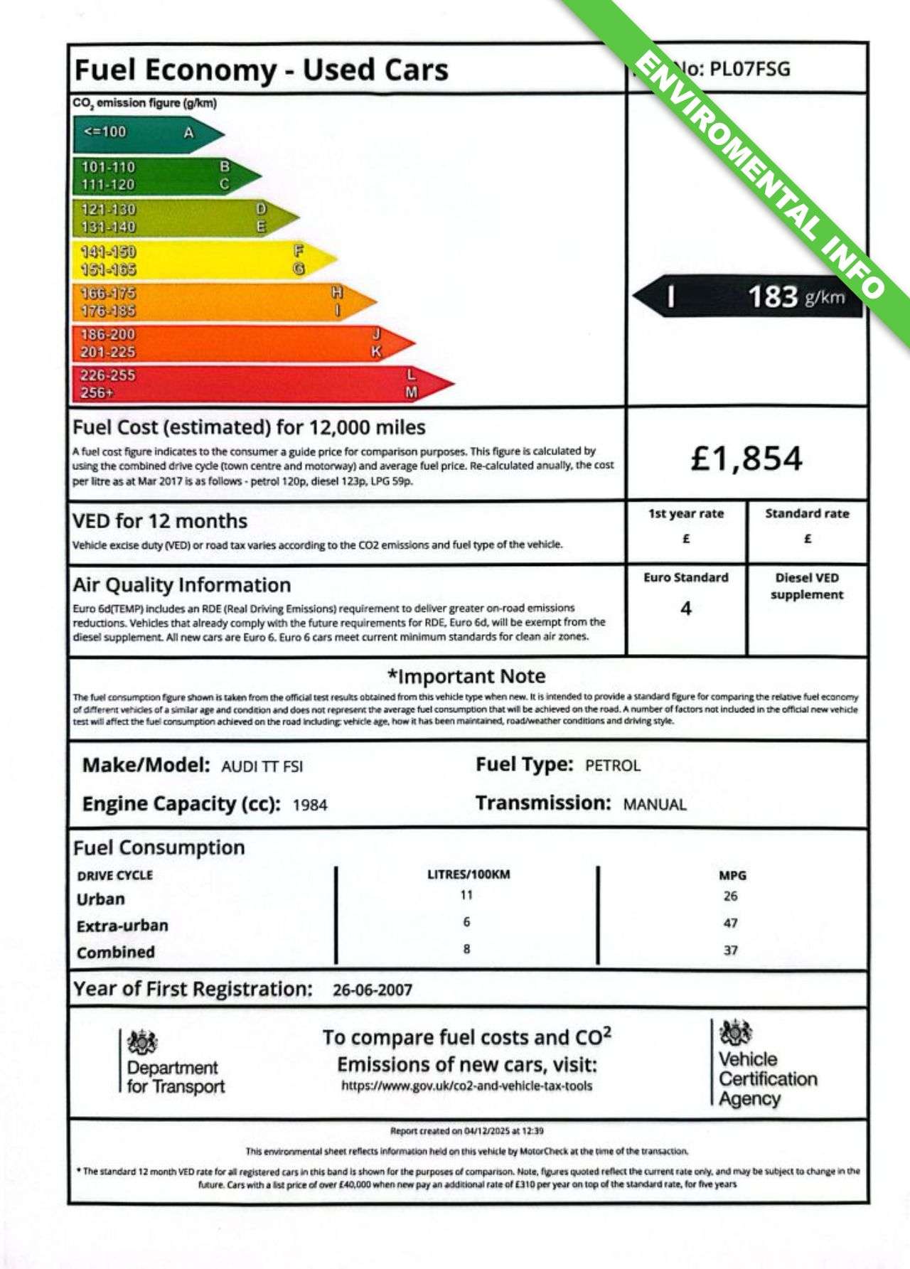 2007 AUDI TT 2007 AUDI TT