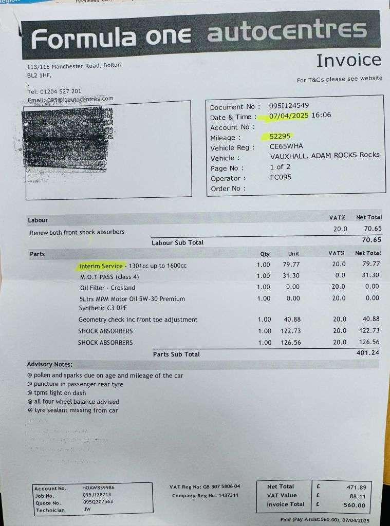 2015 VAUXHALL ADAM 2015 VAUXHALL ADAM