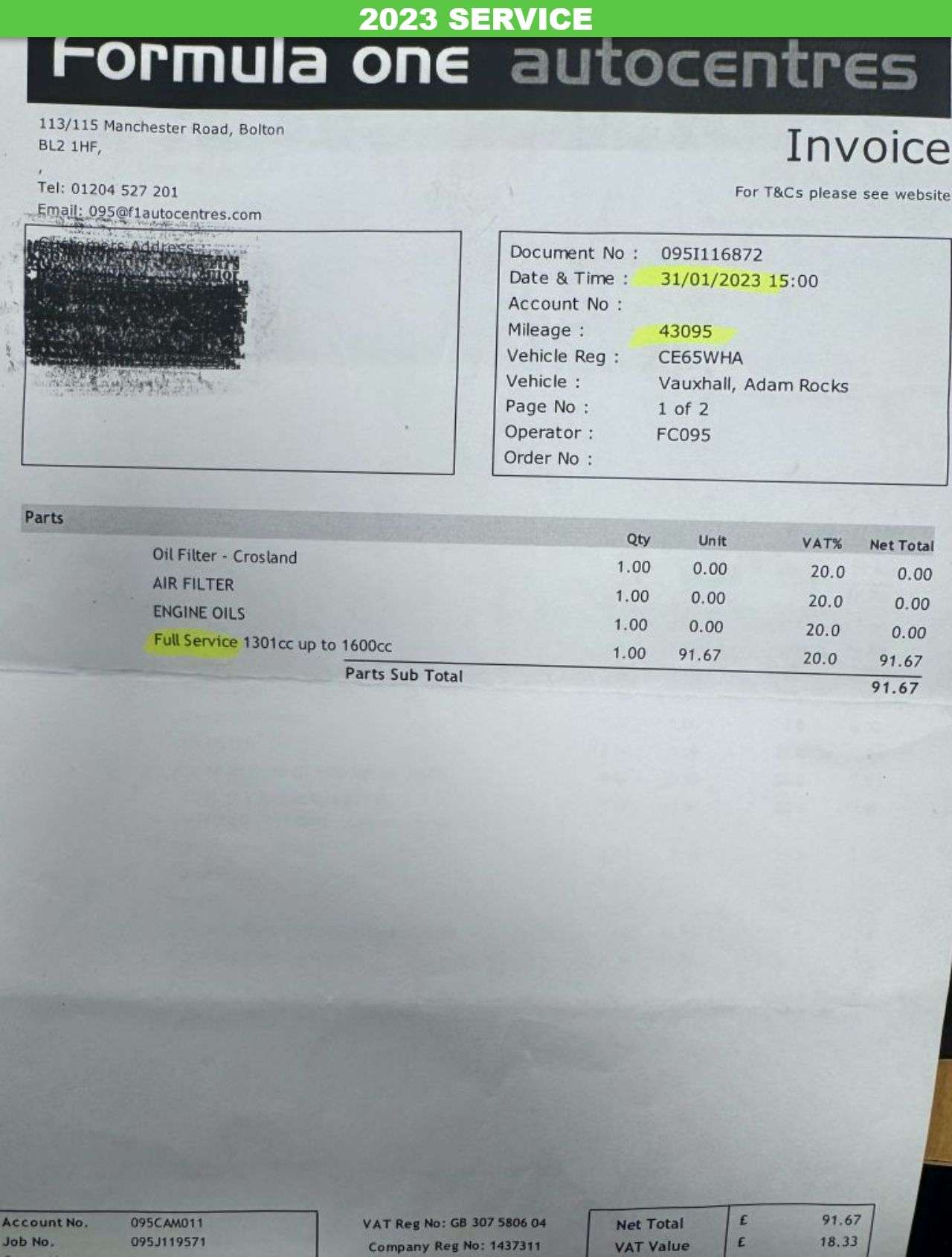 2015 VAUXHALL ADAM 2015 VAUXHALL ADAM