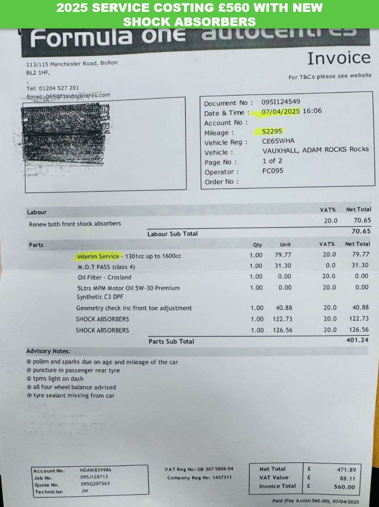 2015 VAUXHALL ADAM 2015 VAUXHALL ADAM