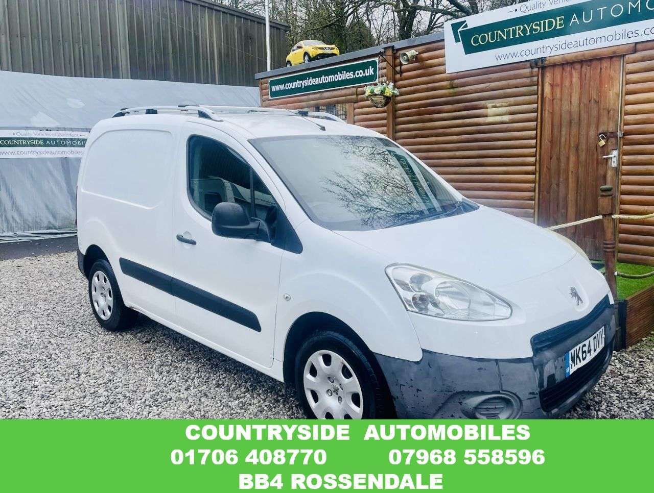A 2014 PEUGEOT PARTNER 1.6 HDi 850 S Panel Van 4dr Diesel Manual L1 (132 g/km, 90 bhp) 2 NEW TYRES A 2014 PEUGEOT PARTNER 1.6 HDi 850 S Panel Van 4dr Diesel Manual L1 (132 g/km, 90 bhp) 2 NEW TYRES
