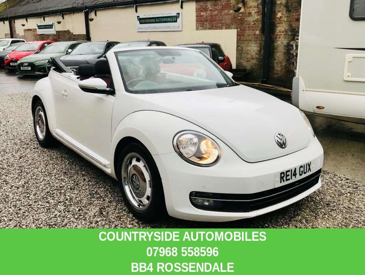 A 2014 VOLKSWAGEN BEETLE 1.6 TDI BlueMotion Tech Design Cabriolet 2dr Diesel Manual Euro 5 (s/s) (10 A 2014 VOLKSWAGEN BEETLE 1.6 TDI BlueMotion Tech Design Cabriolet 2dr Diesel Manual Euro 5 (s/s) (10