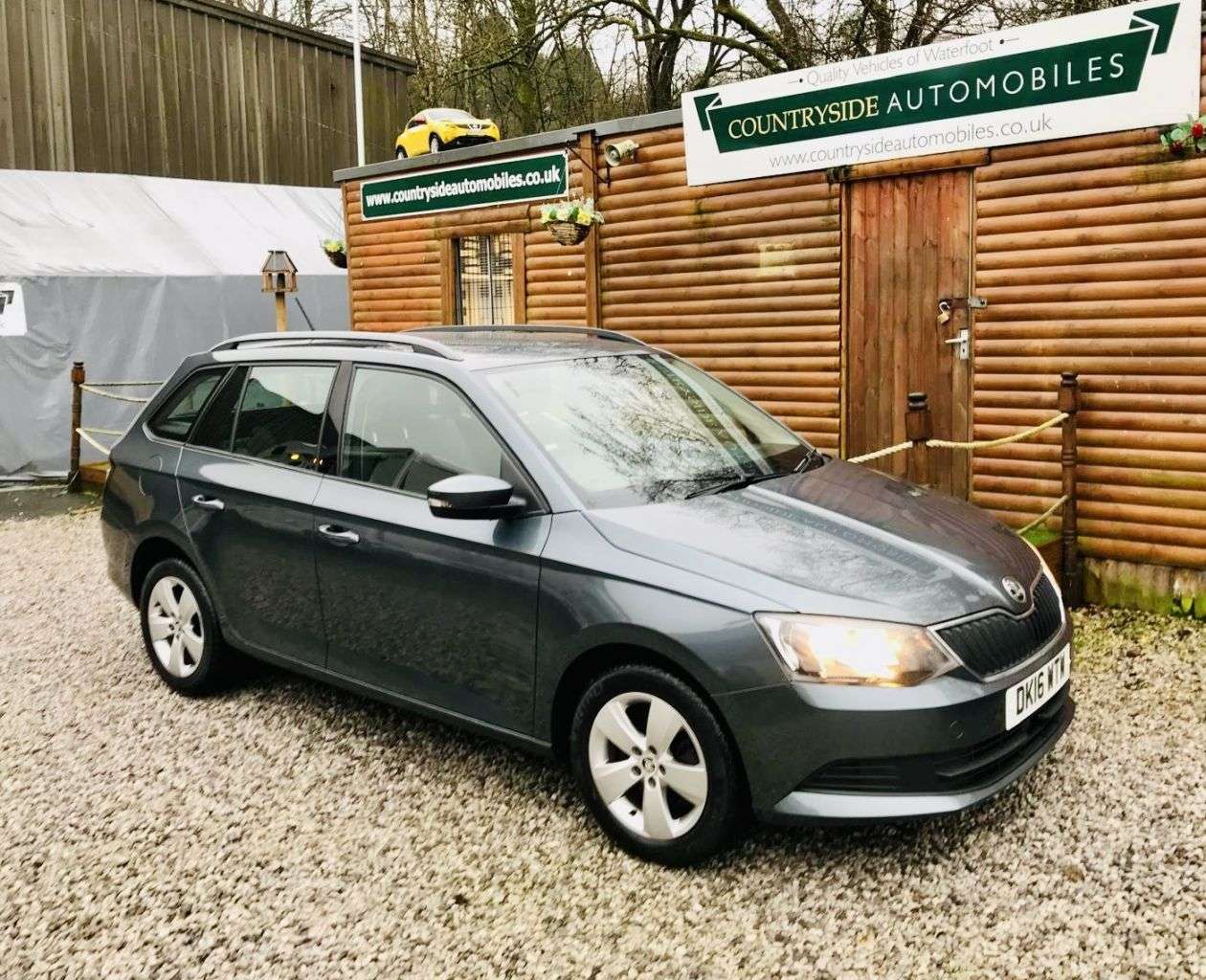 A 2016 SKODA FABIA 1.2 TSI SE Estate 5dr Petrol Manual Euro 6 (s/s) (110 ps) DAB # BLUETOOTH # A 2016 SKODA FABIA 1.2 TSI SE Estate 5dr Petrol Manual Euro 6 (s/s) (110 ps) DAB # BLUETOOTH #