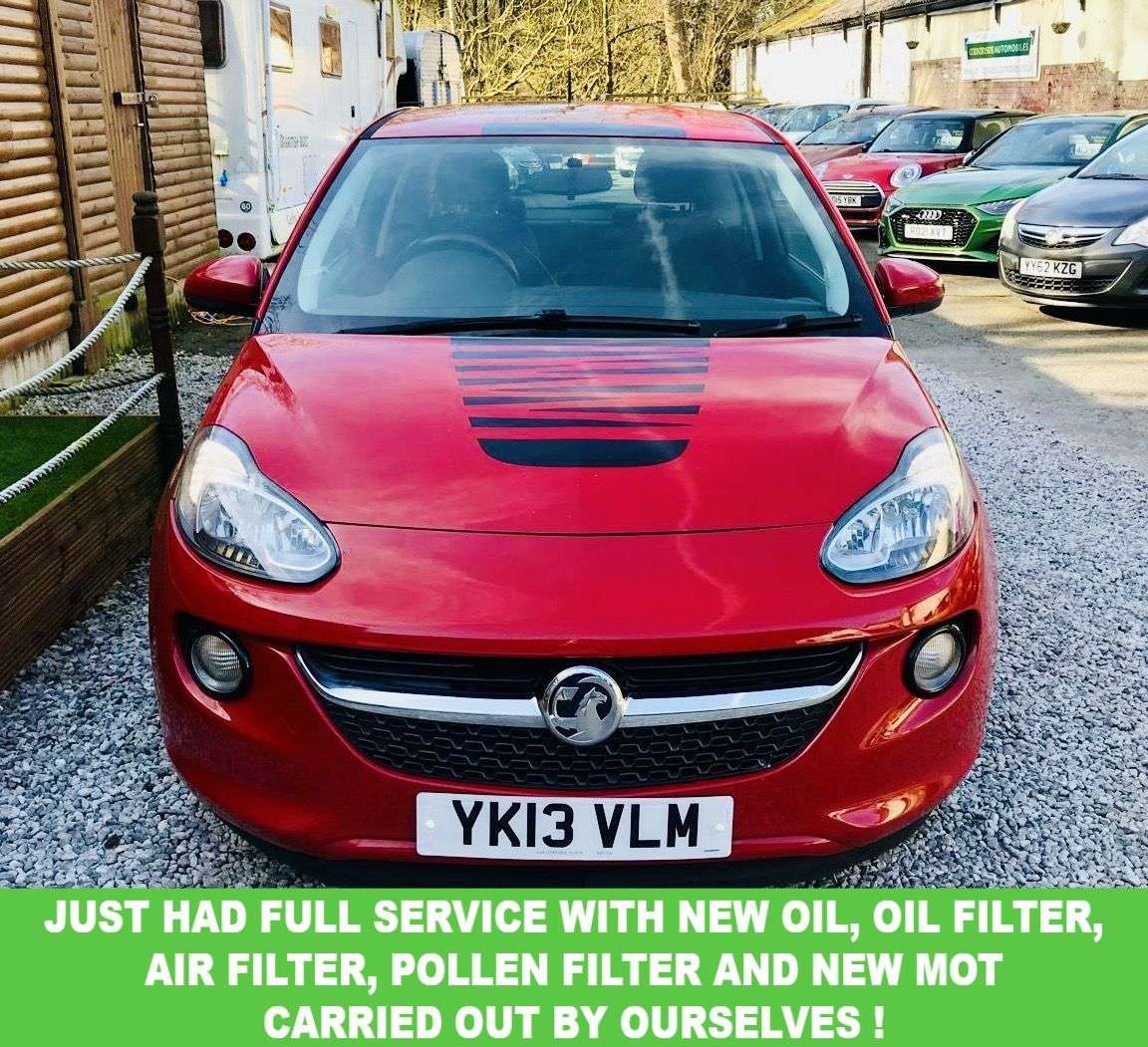 A 2013 VAUXHALL ADAM 1.2 16v JAM Hatchback 3dr Petrol Manual Euro 5 (70 ps) 3 MONTH WARRANTY OPT A 2013 VAUXHALL ADAM 1.2 16v JAM Hatchback 3dr Petrol Manual Euro 5 (70 ps) 3 MONTH WARRANTY OPT